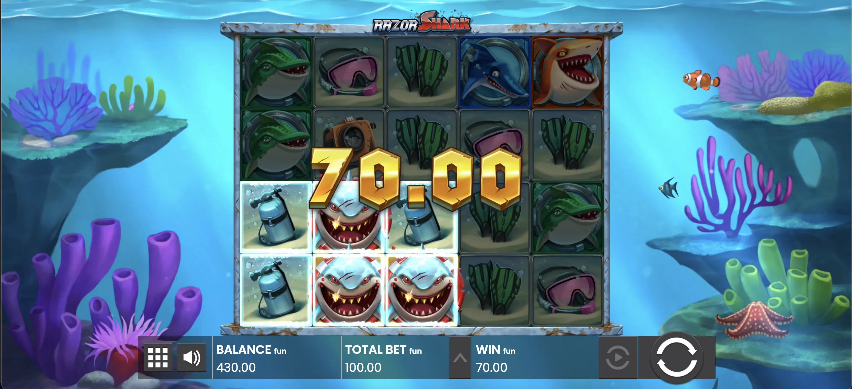 Die Casinos, in denen ich Razor Shark erlebt habe